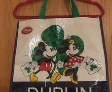 Disney Shamrock DUBLIN Tote Shopper, Gift Bag
