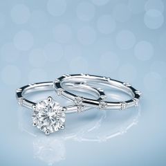 IGI Certified 1.54ctw Lab-Grown Diamond Wedding Band: 14K White Gold