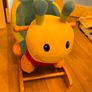 Wooden baby rocking animal caterpillar Image 2