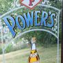 Vintage powers whiskey mirror Image 3