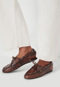 Leather Boat Shoes - Hush UK
