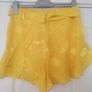 NEW River Island Yellow Satin Shorts Image 2