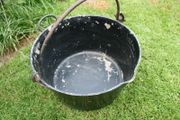 Vintage Large Bucket Pot with handle