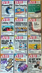 Vintage BYTE Magazines 1993-1995 PowerPC, Windows 95, Early Internet