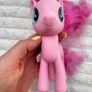 My Little Pony G4 Pinkie Pie Rainbow Road Trip approx. 14 cm. Used Please see photos Image 5