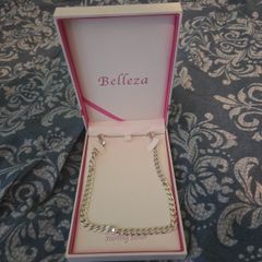 sterling silver mens chain stamped unwanted gift
