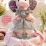 Baby Gift - Nappy Cake with Personalised Baby Stats Elephant Image 2