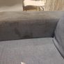 Blue Upholstered Chaise Sofa Image 3