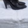 H&M Studio A/ W 2014 Black Patent Leather Mules Image 3