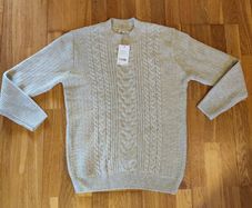 Next Grey Knitted Sweater (L)