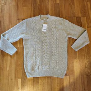 Next Grey Knitted Sweater (L)