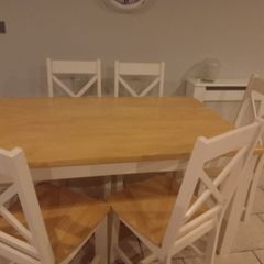 Table and 6 chsirs