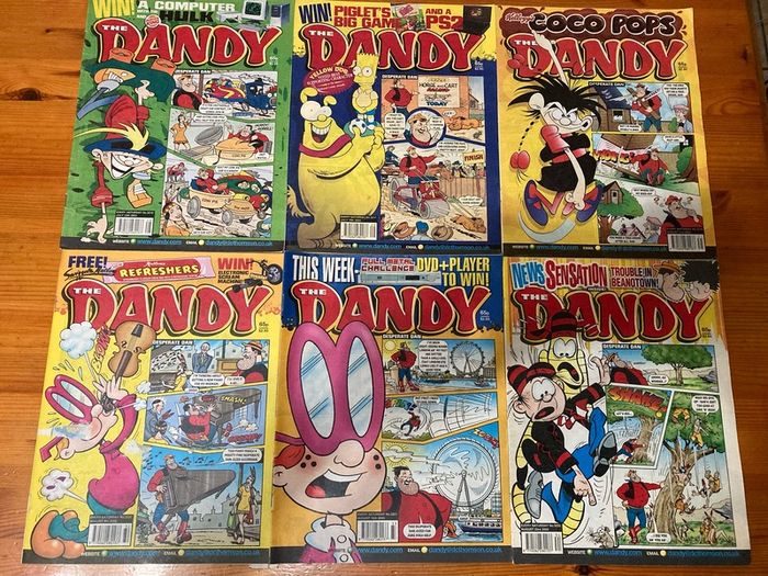 Comics: 'The Dandy' 2002,2003 and 2004 (48 numbers)