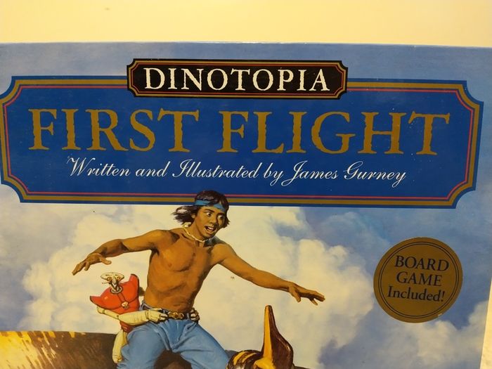 James Gurney,s Dinotopia First Flight Hardback Book With Board Game