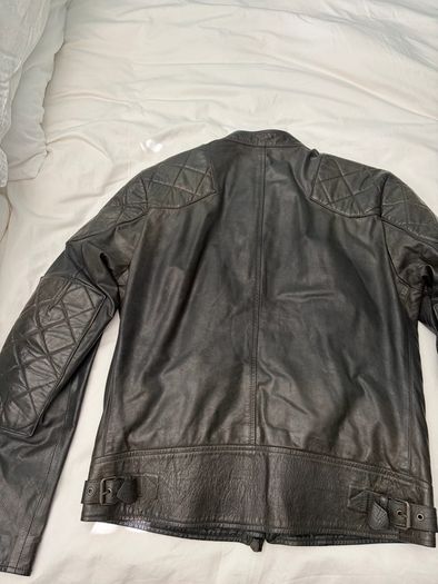 Belstaff Outlaw Charcol leather jacket IT48