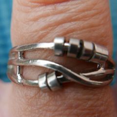 Sterling Silver 925 Abacus Adjustable size 6,2g