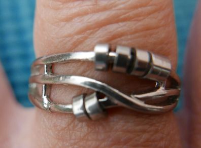 Sterling Silver 925 Abacus Adjustable size 6,2g