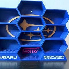 Subaru display stand for 1/64 scale hot wheels, mini gt etc