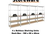 4 Bays Boltless Shelving / Racking