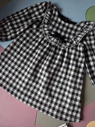 3-6m, With Tags Soft Checkered Dress