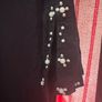 Black F&F top with beads size UK16 EU44 Postage included Image 2
