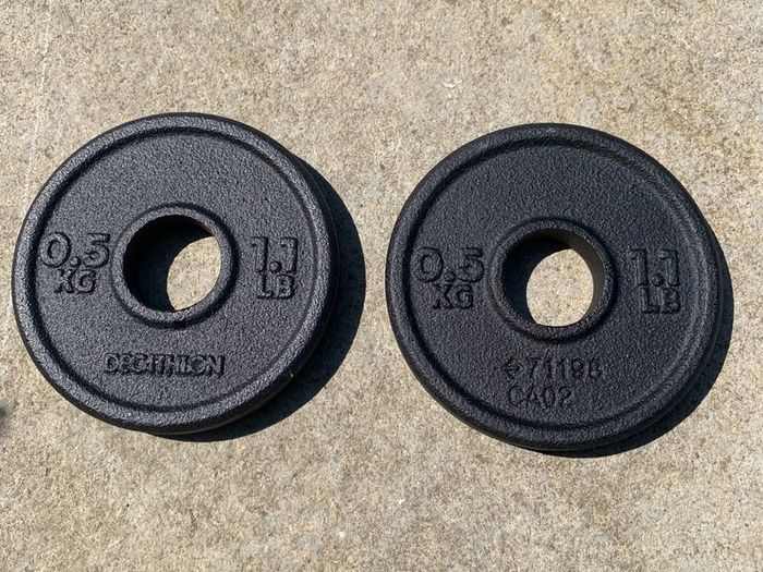 0.5kg weight plates (28mm)