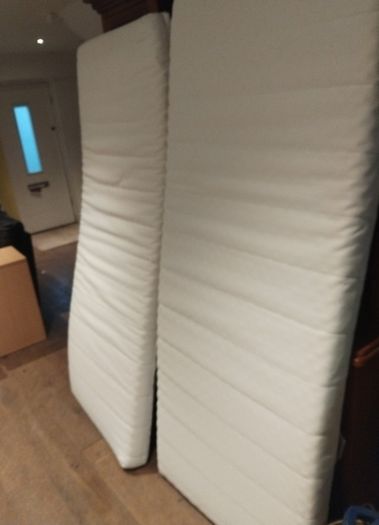ikea ajfall mattress x 2