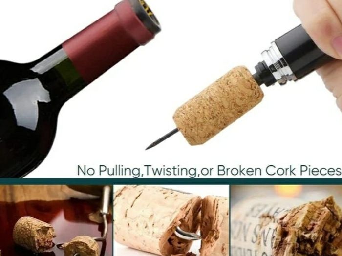 Wine bottle opener