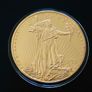 24K Gold Layered Giant (110 grams) Commemorative Replica 2012 of Gold Double Eagle 1933 Image 4