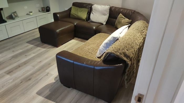 Leather couch