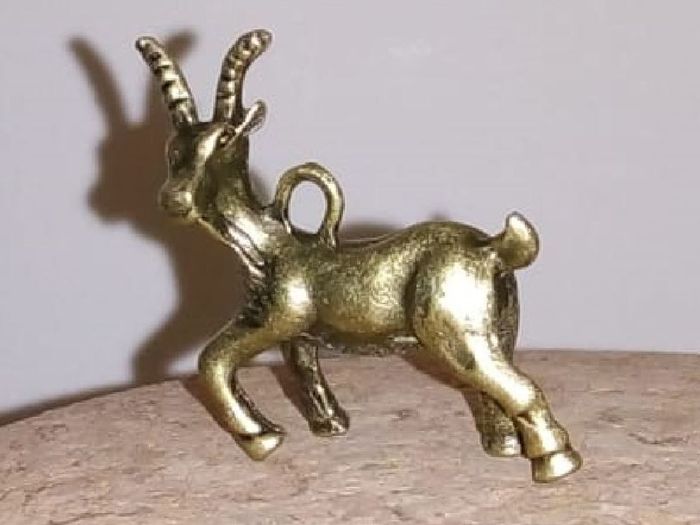 Metal Goat Figure