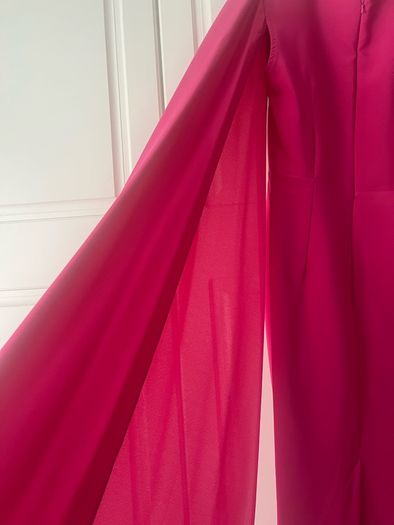 River Island pink midi dress