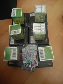 6 x RGBW Led downlighter bulb + remote + downlighter fitting