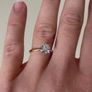 1 caret Natural GIA certified engagement rings Image 2