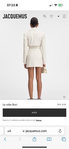 Jacquemus La Robe Bari