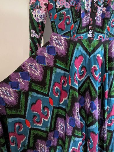 High brand silk dress y Saloni