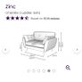 French Connection Zinc Cuddler Sofa Image 2
