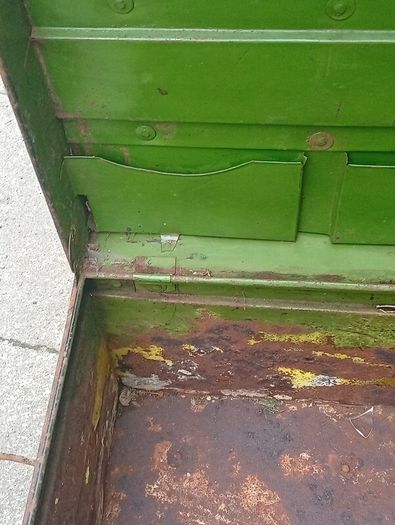 Antique Steel Trunk