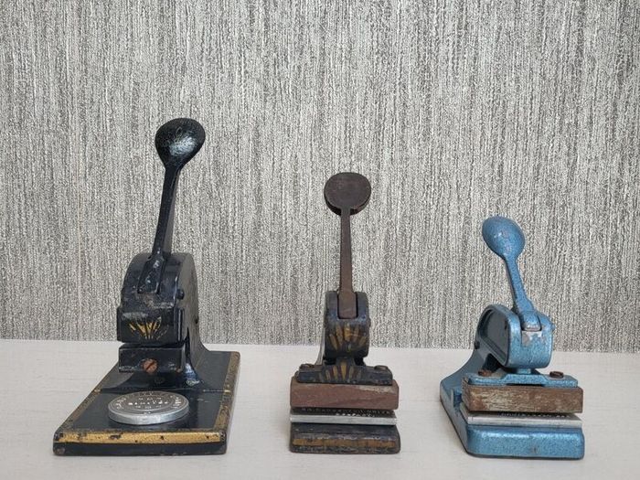 Vintage hand press Embossers