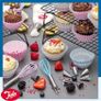 3 Tier Non-Stick Cooling Rack - Space Saving Collapsible Cake Cooling Tray For Baking - Freshly Baked Cakes, Muffins, Cookies & Biscuits - 40 x 25cm (FREE POSTAGE) Image 5