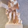 Diogenes or Diogenes of Sinope 16cm-6.29in Greek Philosopher Handmade Greek Sculpture White Marble Image 2