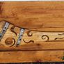 Rustic Old Irish Hurley Wall Wood Art Image 2