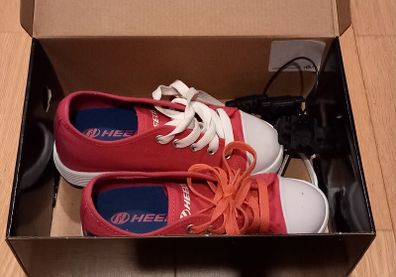 Pink Heelys, Roller Shoes.