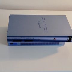 Playstation 2 Console Aqua Blue Ps2 PAL Refurbished Original controller hd adapter