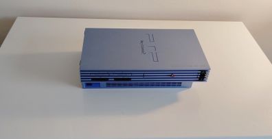 Playstation 2 Console Aqua Blue Ps2 Only PAL Refurbished