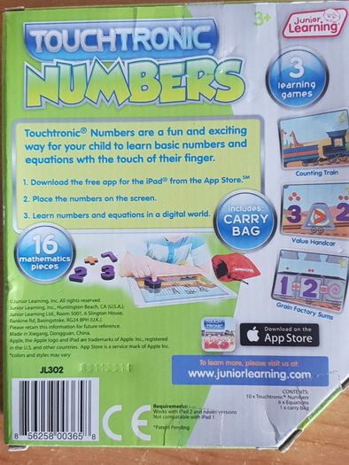 New Touchtronic Numbers
