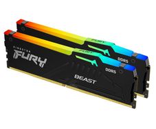 Kingston FURY Beast RGB 32GB (2 x 16GB) 5600MHz DDR5 CL40 DIMM Desktop Gaming Memory
