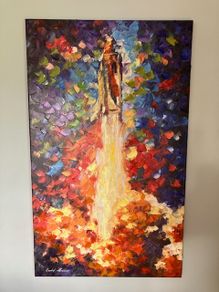 Leonid Afremov Space Shuttle Art