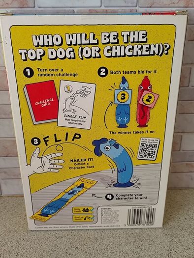Brand New Chicken vs Hotdog Board Game - Big Potato Games