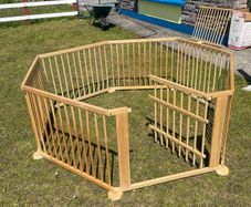 wooden playpen